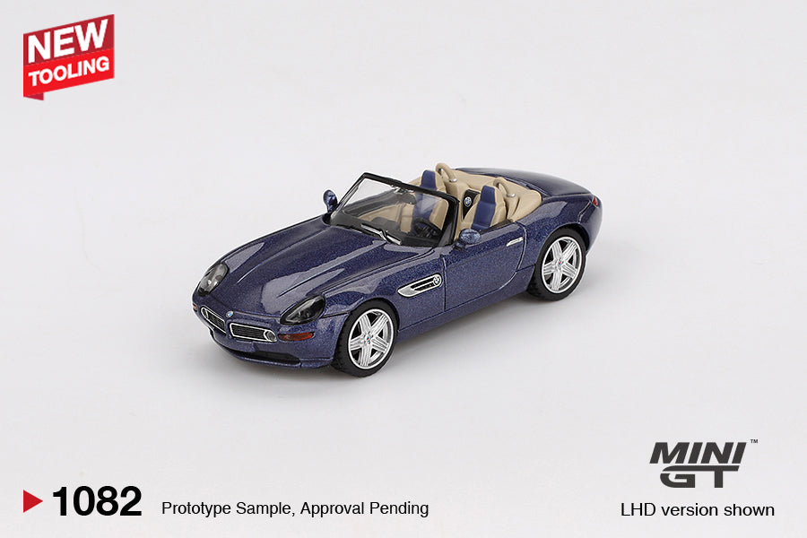 Mini GT No 1082 1/64 BMW Z8 Alpina Alpine Blue New LHD