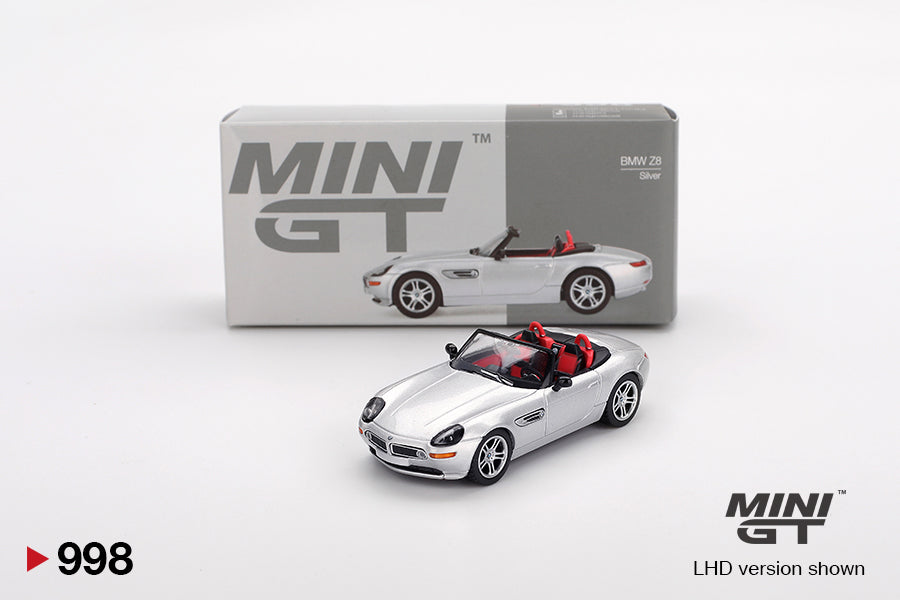 Mini GT 1/64 #998 BMW Z8 Silver LHD