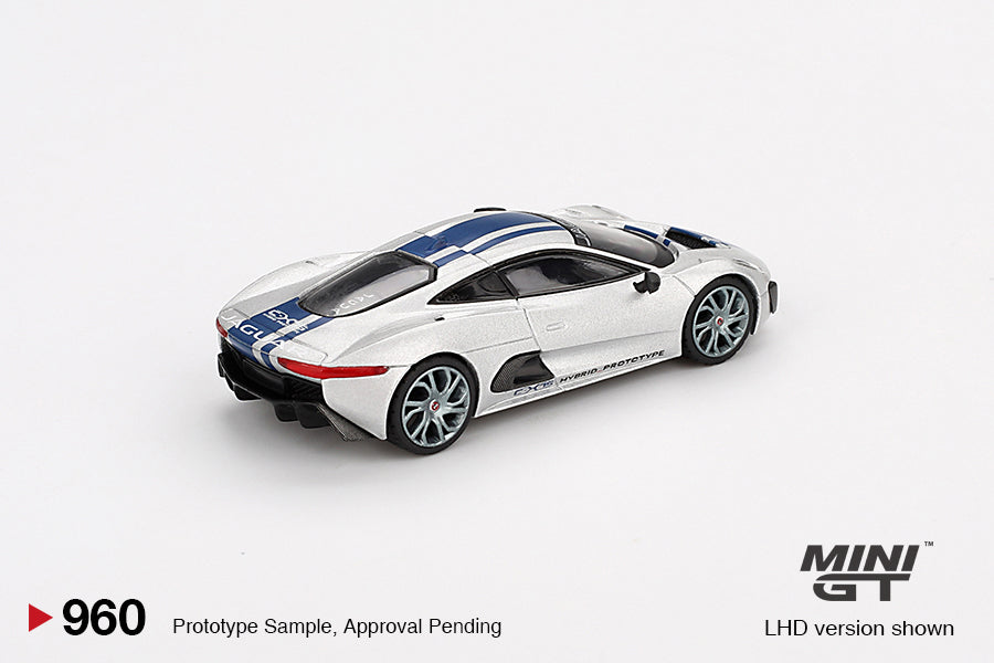 Mini GT 1/64 - Jaguar C-X75 Silver #960 LHD New