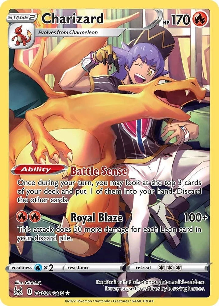 Charizard - TG03/TG30 - Trainer Gallery - Ultra Rare - Lost Origin