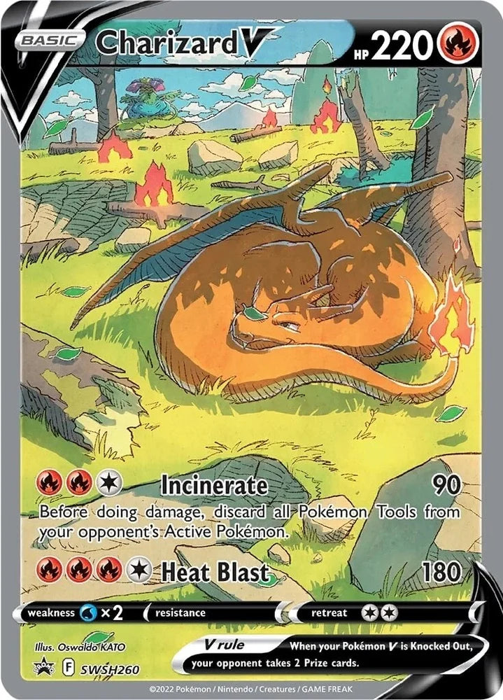 Charizard V - SWSH260 - Black Star Promo