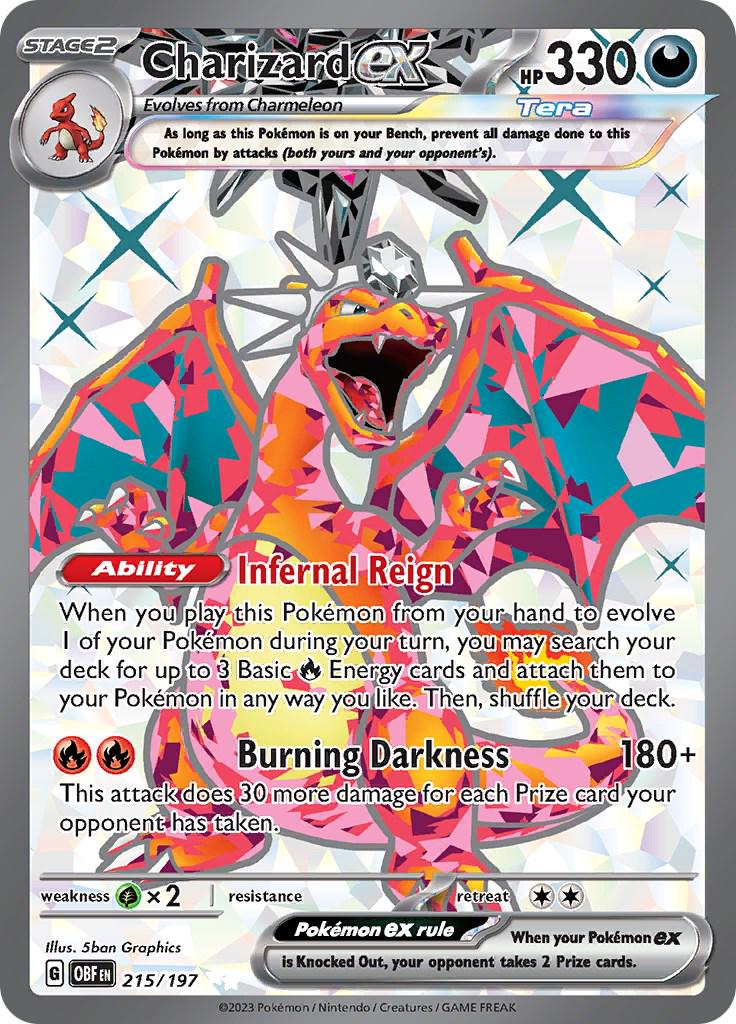 Charizard ex - 215/197 - Ultra Rare - Obsidian Flames