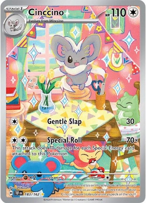 Cinccino - 183/162 - Illustration Rare - Temporal Forces
