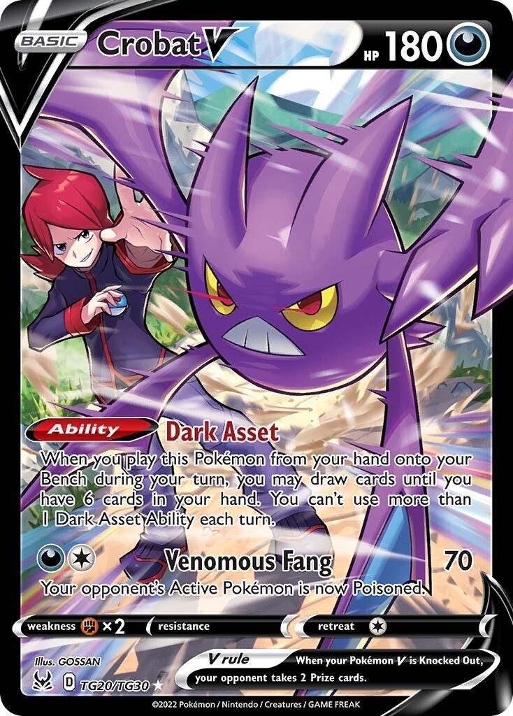 Crobat V - TG20/TG30 - Lost Origin - Trainer Gallery