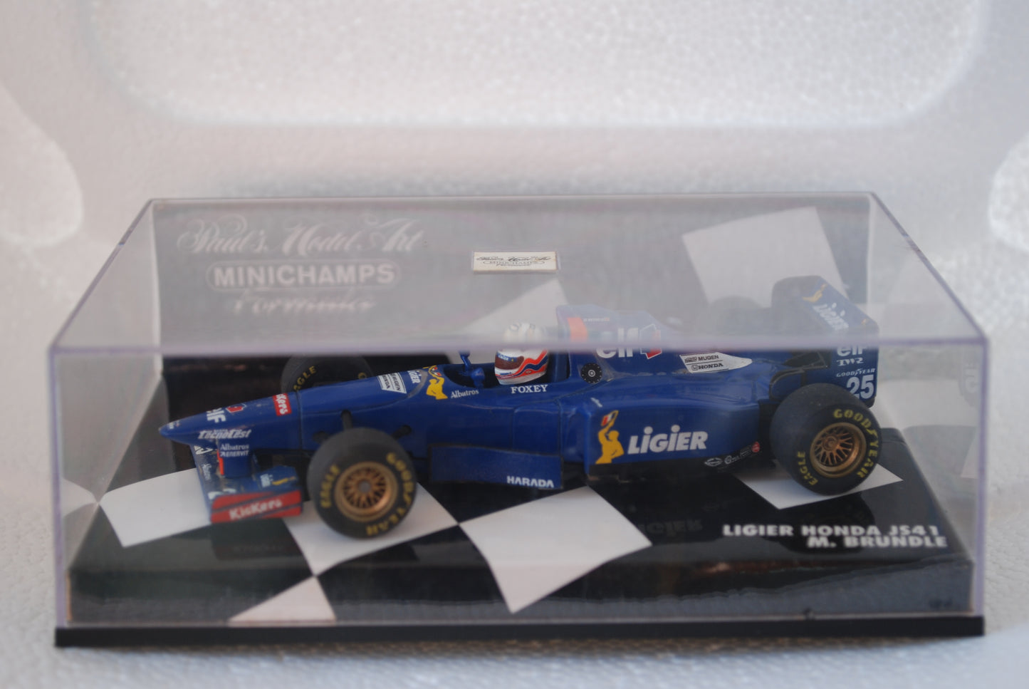 Minichamps 1/43 Ligier JS41 Formula 1 Mugen Honda M Brundle