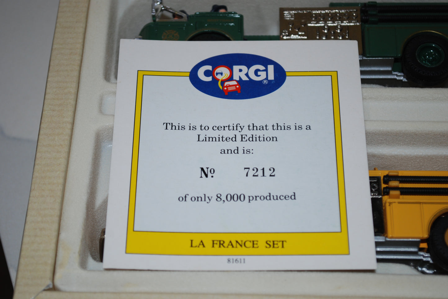 Corgi 97331 La France Fire Vehicles Scottdale & South River Ltd Edition Boxed