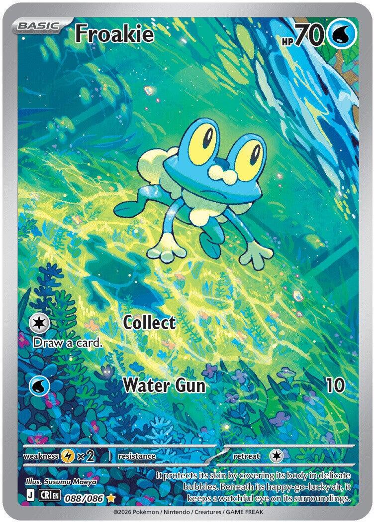 Froakie - 088/086 - Illustration Rare - Chaos Rising