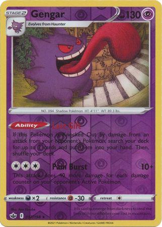 Gengar - 057/198 - Reverse Holo - Chilling Reign
