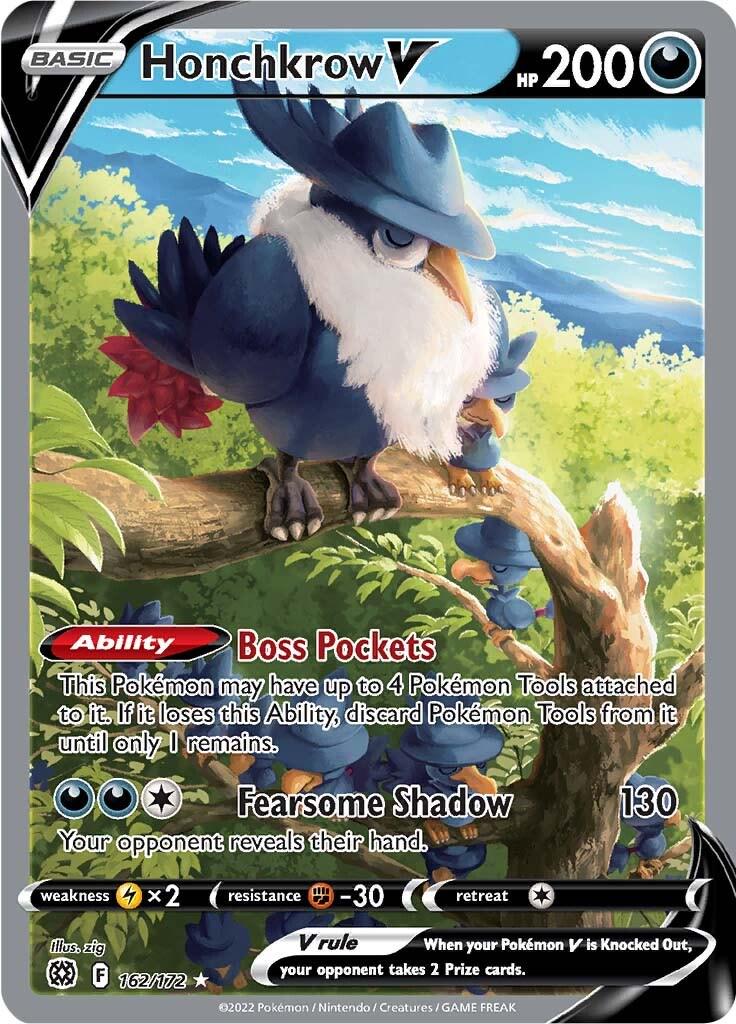 Honchkrow V - 162/172 - Ultra Rare - Brilliant Stars