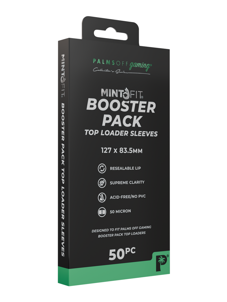 Palms Off MintFit Booster Pack Top Loader Sleeves - 50pc