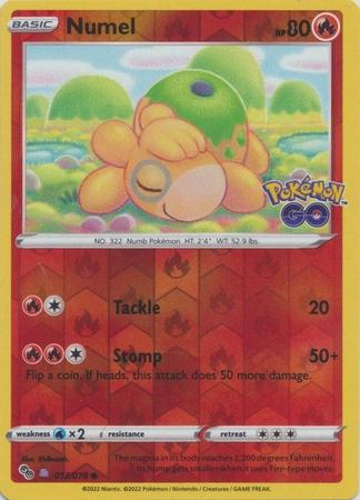 Numel (Ditto) - 013/078 - Reverse Holo - Pokemon Go