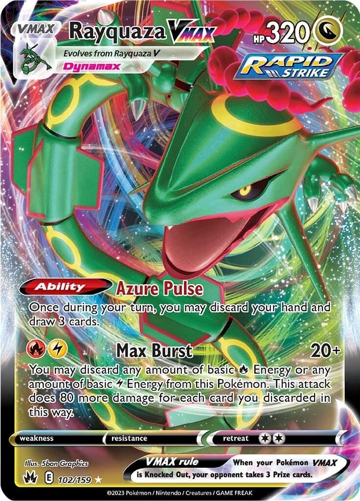 Rayquaza VMAX - 102/159 - Ultra Rare - Crown Zenith