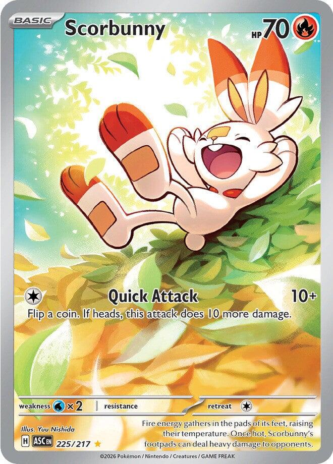 Scorbunny - 225/217 - Illustration Rare - Ascended Heroes