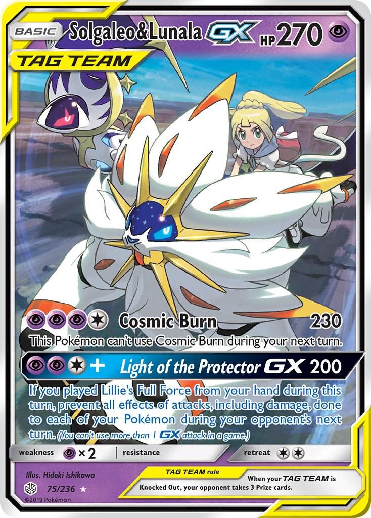 Solgaleo & Lunala GX - 75/236 - Ultra Rare - Cosmic Eclipse