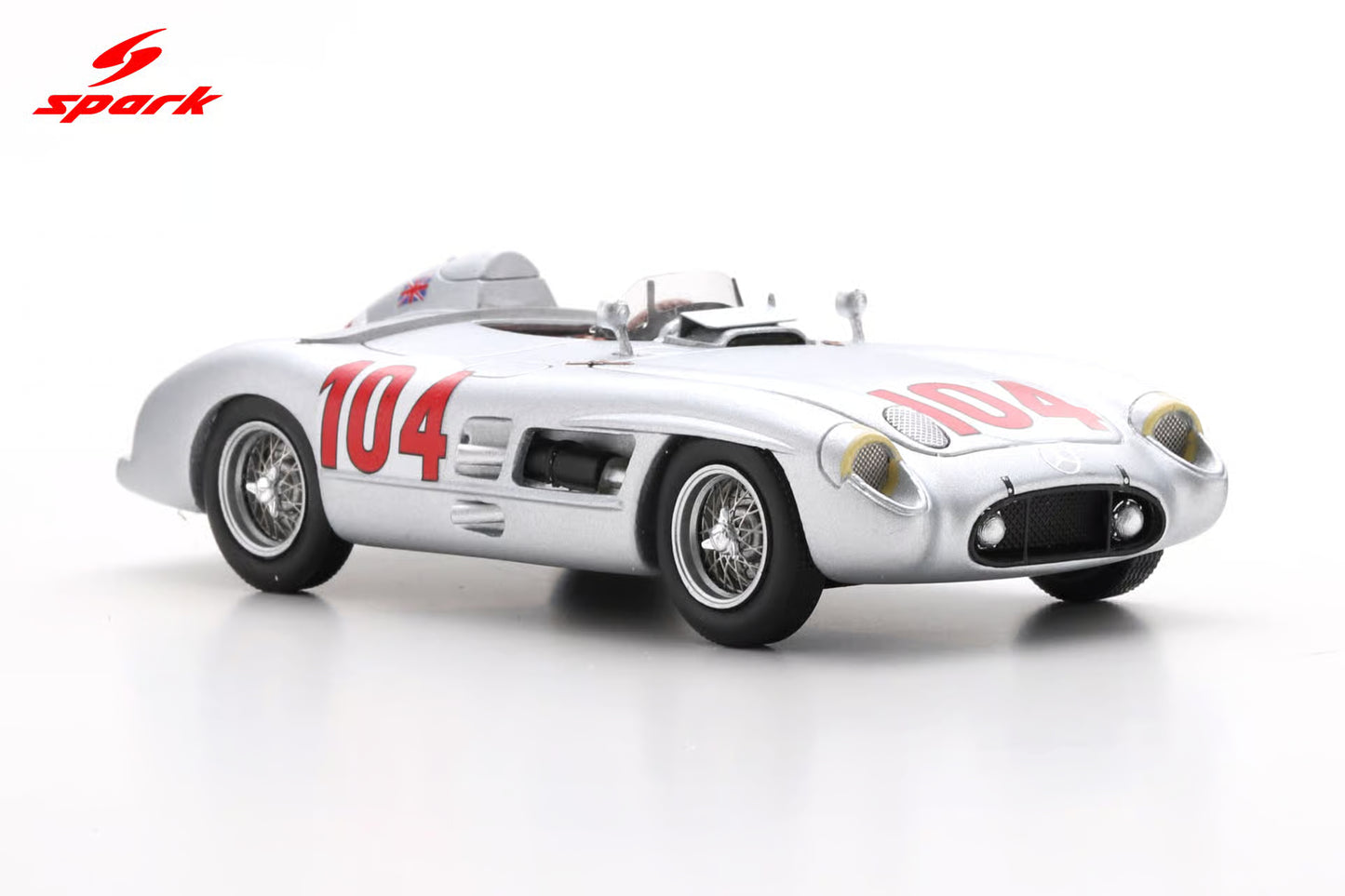 Spark Mercedes-Benz 300 SLR No.104 Winner Targa Florio 1955 Stirling Moss - Peter Collins 43TF55 - 1:43
