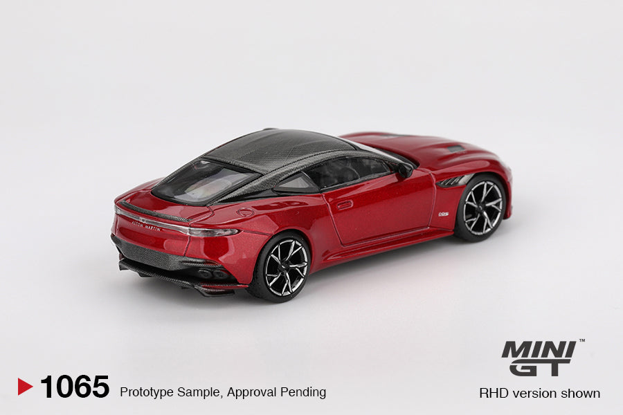 Mini GT 1/64 Aston Martin DBS Hyper Red #1065 LHD