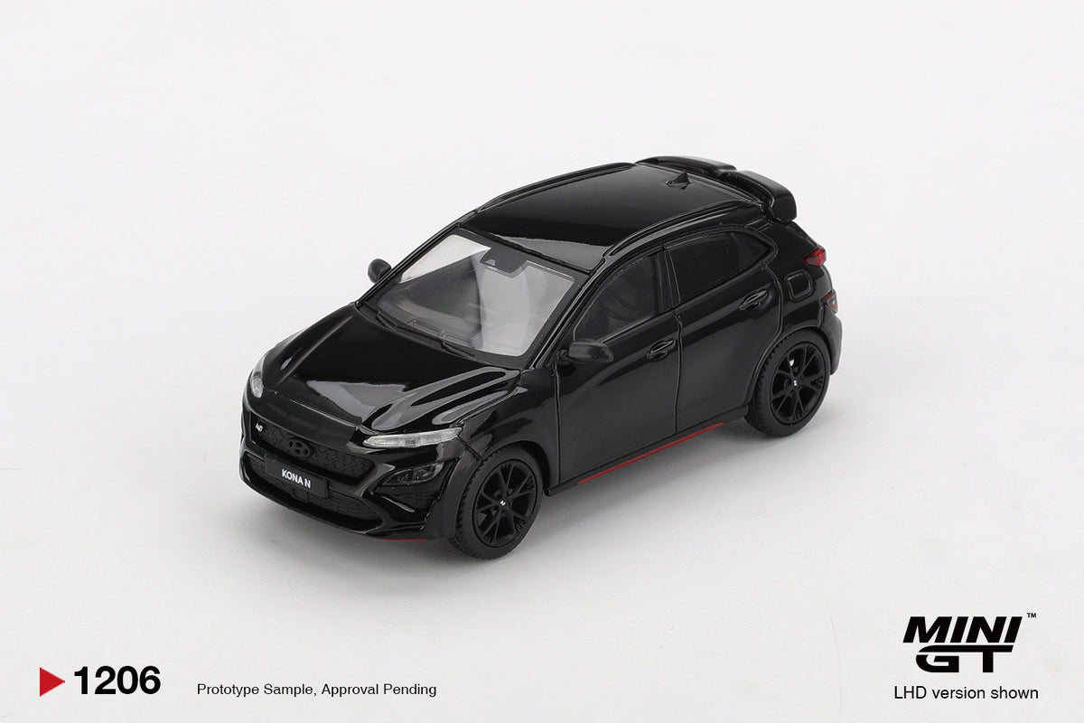 MINI GT 1:64 KONA N Phantom Black Diecast Model Car 1206
