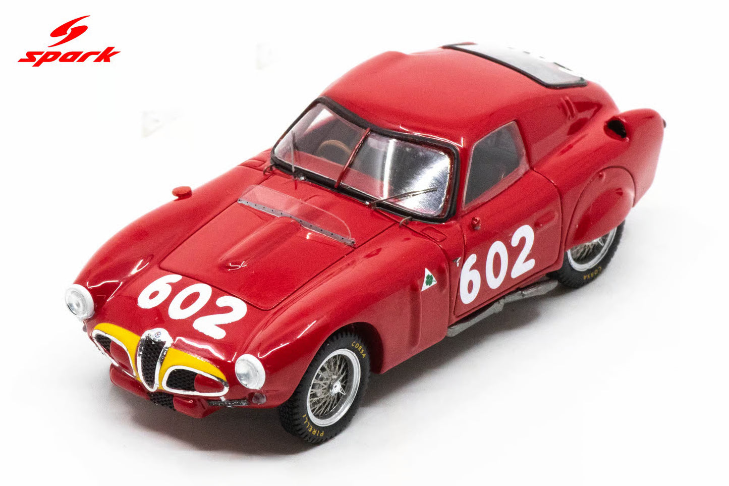 Spark Alfa Romeo 6C 3000CM No.602 2nd Mille Miglia 1953 J. M. Fangio - G. Sala S3681 - 1:43