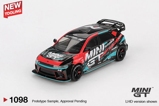Mini GT No 1098 1/64 Hyundai Ionic 5 N Mini GT RS-01T 2025 Tokyo Auto Salon