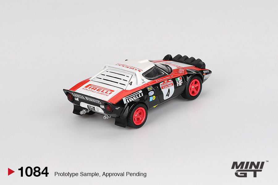 Mini GT 1/64 Lancia Stratos HF #4 1978 Rally Sanremo Winner New