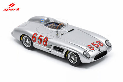 Spark Mercedes 300 SLR No.658 2nd Mille Miglia 1955 Juan Manuel Fangio S5857 - 1:43