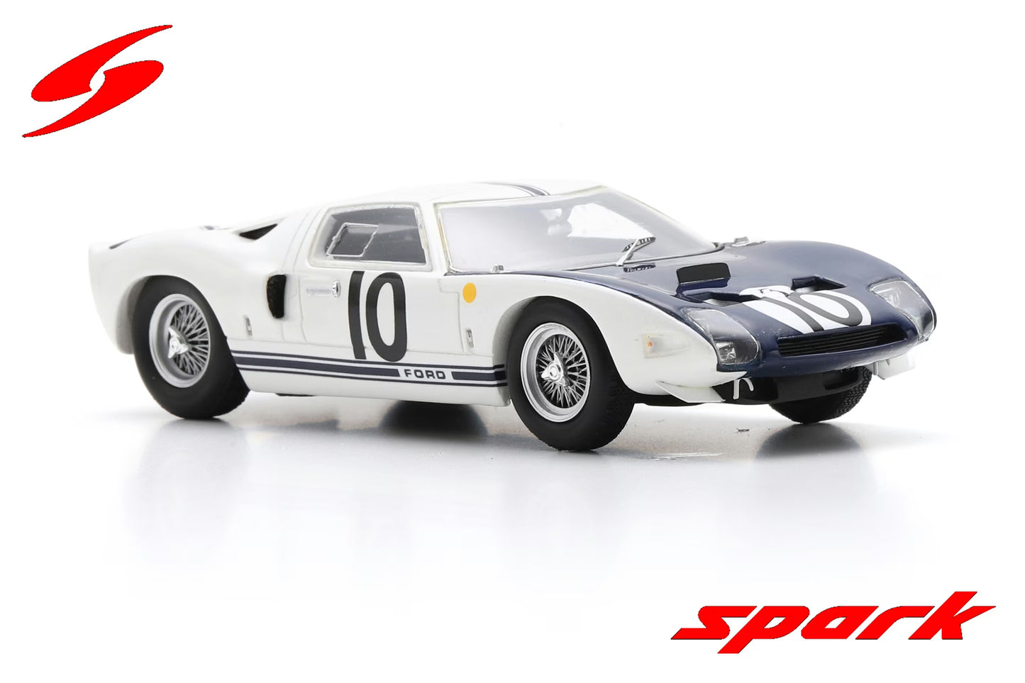 Spark 1/43 Ford GT No.10 24H Le Mans 1964 P. Hill - B. McLaren S4078