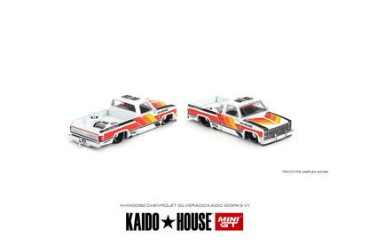 KAIDOHOUSE x MINI GT 1/64 Chevrolet Silverado KAIDO WORKS V1 KHMG082