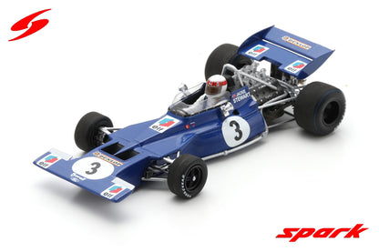 Spark 1/43 Tyrrell 001 No.3 Canadian GP 1970 Jackie Stewart S7230 - 1:43