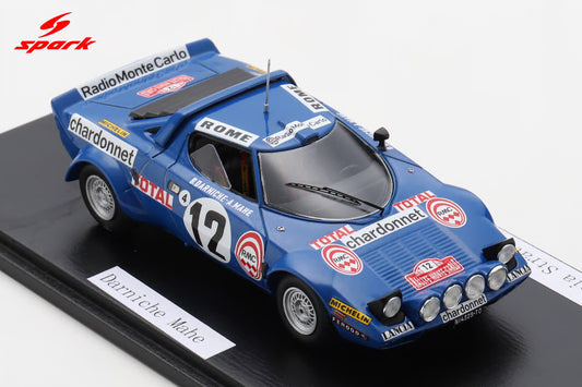 Spark Lancia Stratos HF No.12 3rd Rally Monte Carlo 1976 B. Darniche - A. Mahé S9084 - 1:43