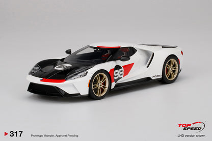 top speed Ford GT heritage TS0317 1/18 Large scale model