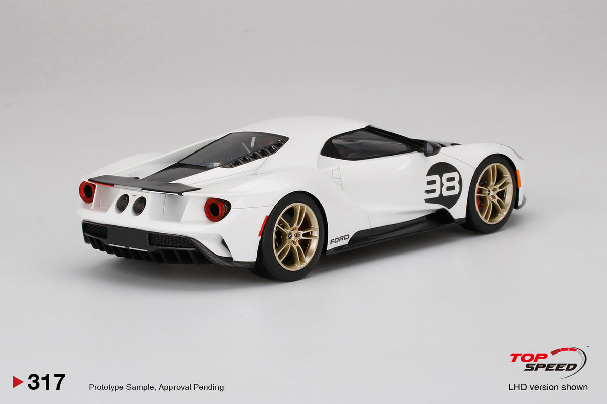 top speed Ford GT heritage TS0317 1/18 Large scale model