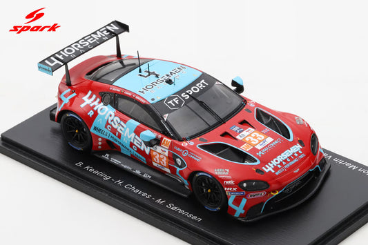 Aston Martin Vantage AMR No.33 TF Sport Winner LMGTE Am 24H Le Mans 2022 B. Keating - H. Chaves - M. Sørensen S8647 - 1:43