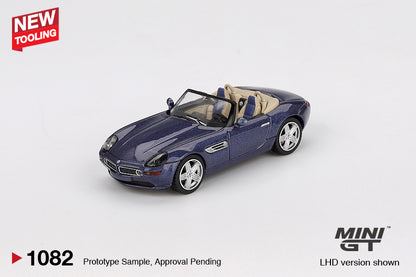 Mini GT No 1082 1/64 BMW Z8 Alpina Alpine Blue New LHD