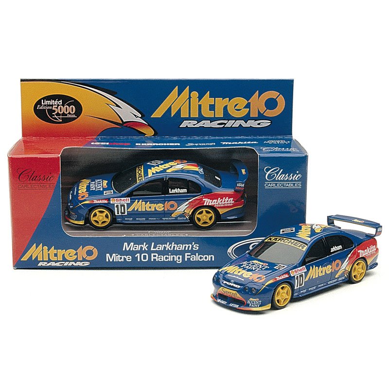 Ford AU Falcon 1999 Mitre 10 Mark Larkham  Product Code: 2010-1  Brand: Classic Carlectables  Scale: 1:43