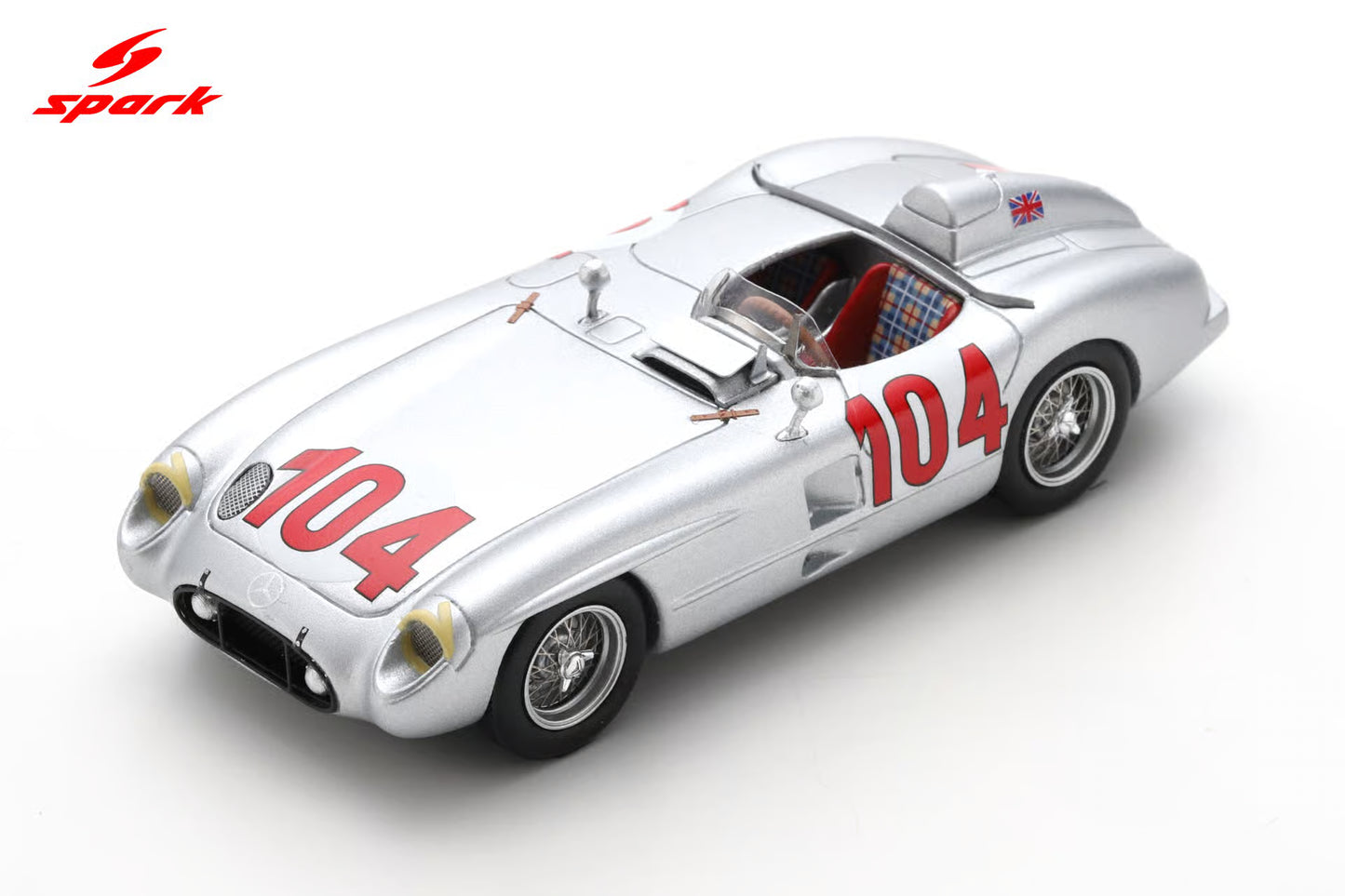 Spark Mercedes-Benz 300 SLR No.104 Winner Targa Florio 1955 Stirling Moss - Peter Collins 43TF55 - 1:43