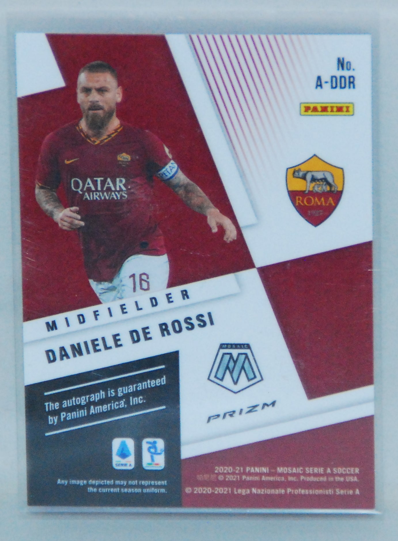 2020/21 Panini Mosaic Serie A Daniele De Rossi Autograph