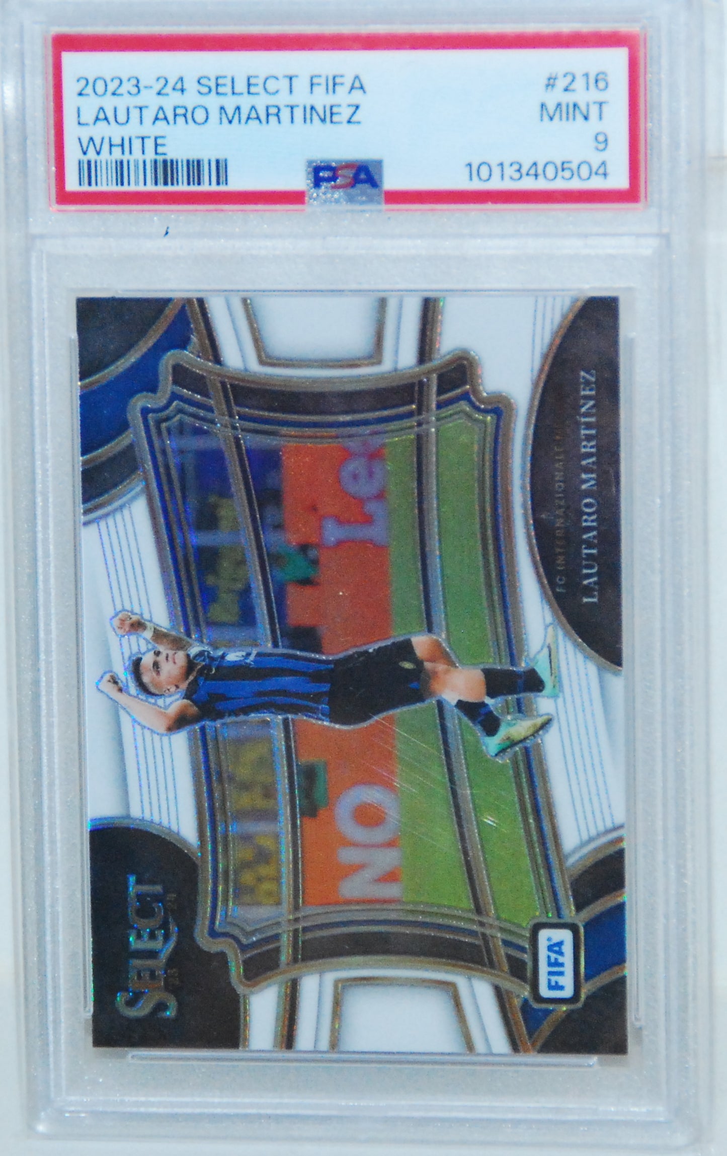 2023-24 Select FIFA Lautaro Martinez (White) - PSA 9