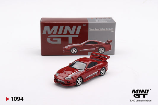 Mini Gt 1/64 Toyota Supra VeilSide Combat V-I Red LHD 1094 In Blister pack