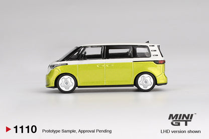 Mini GT #1110 - VW Volkswagen ID Buzz (Candy White / Pomelo Yellow - 1/64)