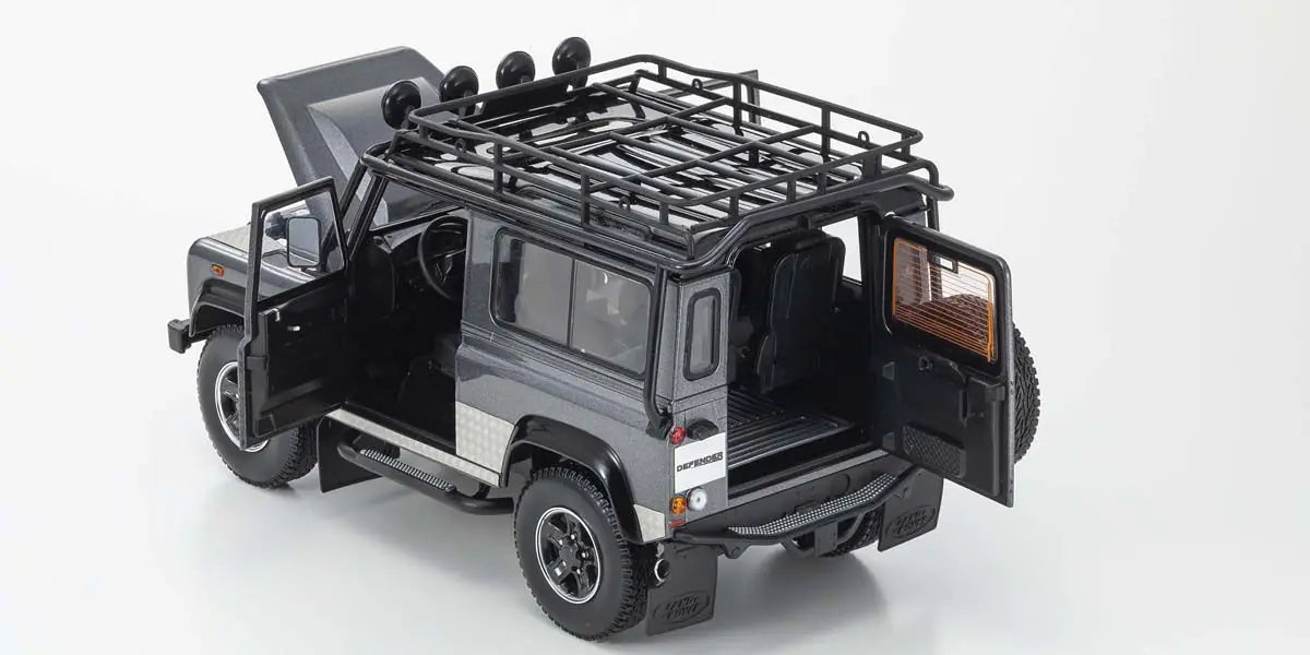 1:18 KYOSHO LAND ROVER DEFENDER 90 GRAY NO.08901TR