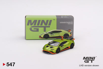 Mini GT 1/64 Lamborghini Huracan STO Verde Citrea RHD #547