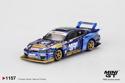 Mini Gt Nissan Silvia (S15) LB-Super Silhouette #555 Team MINI GT Liberty Walk 2025 Formula Drift