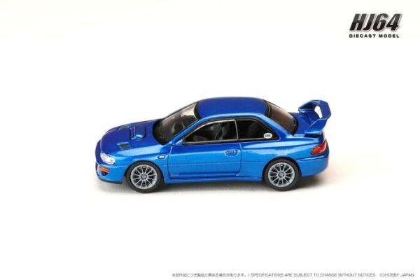 Hobby Japan Blue 2022 Subaru Impreza Prodrive P25 Prototype 1:64 Car HJ643041A