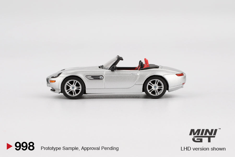 Mini GT 1/64 #998 BMW Z8 Silver LHD