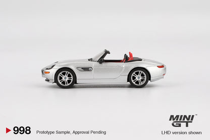 Mini GT 1/64 #998 BMW Z8 Silver LHD
