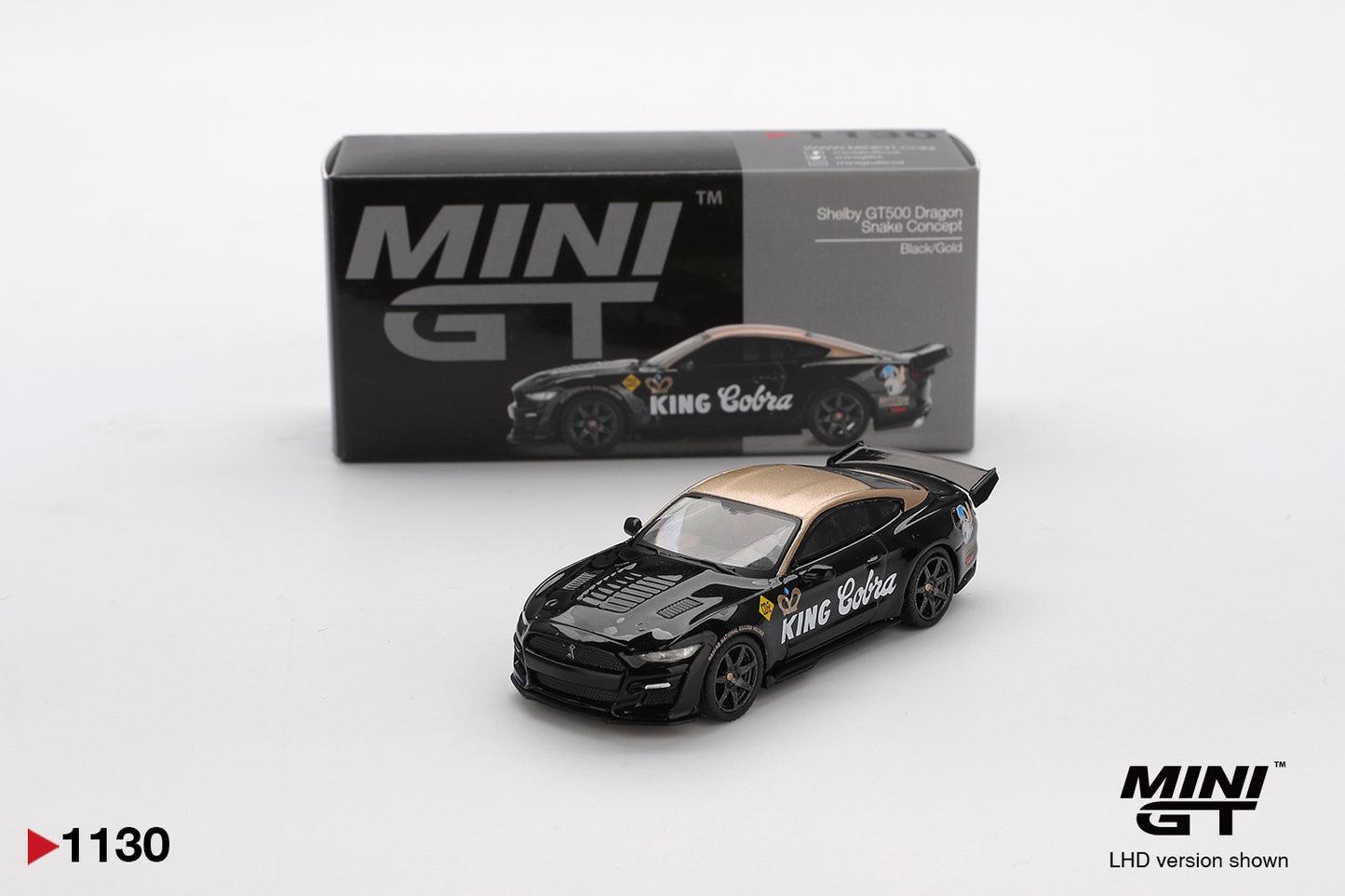 1:64 Mini GT - Shelby GT500 Dragon Snake Concept - Black/Gold LHD - 1130