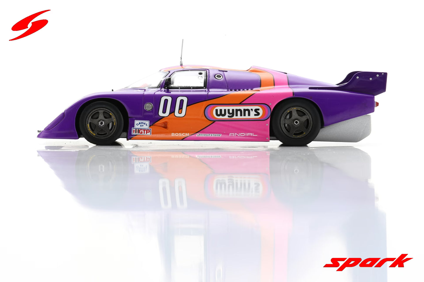Spark 1/43 March 83G No.00 6th 6H Riverside 1986 J. Adams - J. Hotchkis Limited 500 US173