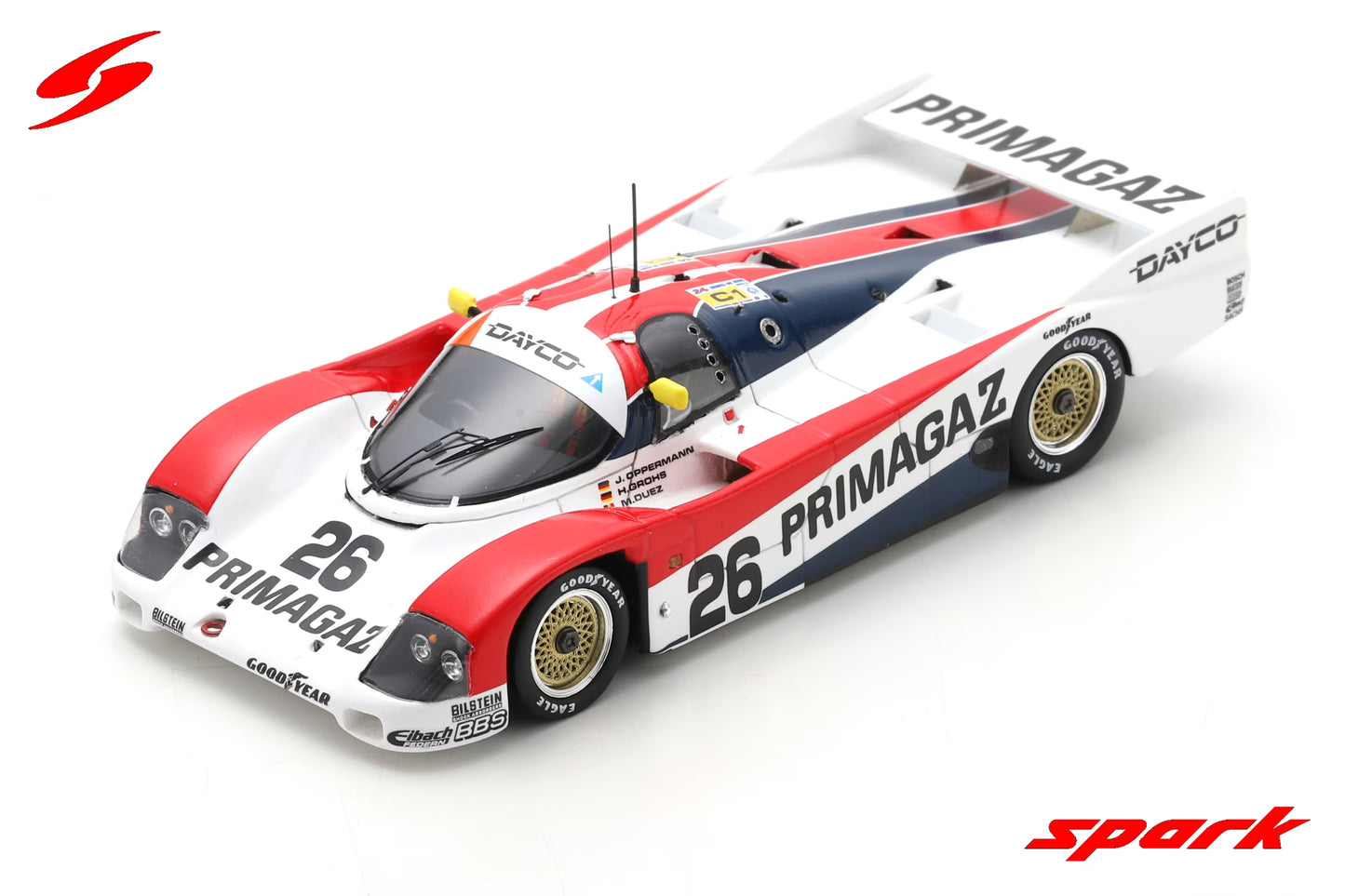 Spark 1/43 Porsche 962 C No.26 24H Le Mans 1990 M. Duez - H. Grohs - J. Oppermann S9884