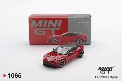 Mini GT 1/64 Aston Martin DBS Hyper Red #1065 LHD