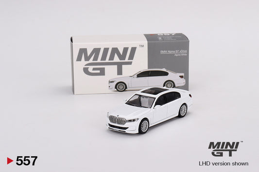 Mini GT 1/64 BMW Alpina B7 xDrive Alpine White RHD 557